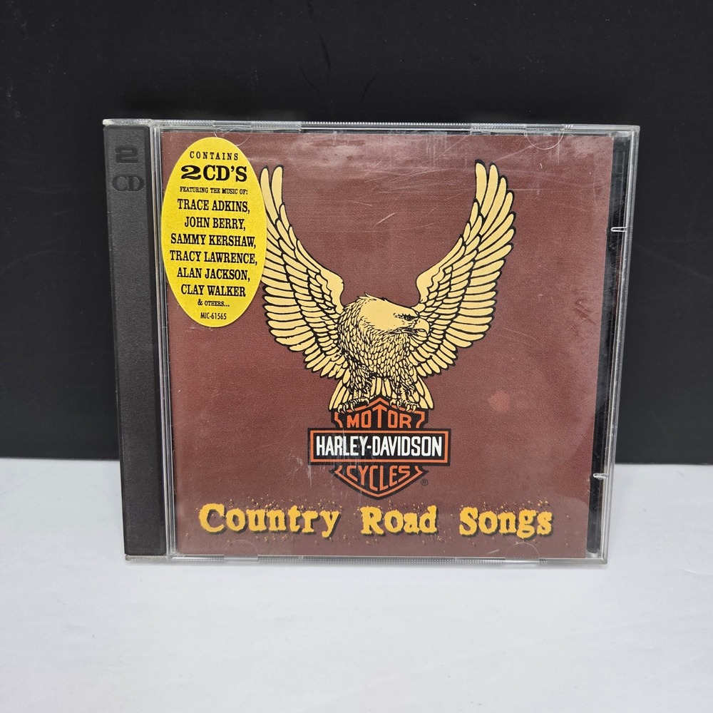 Harley-Davidson Country Road Songs CD 2-Disc Set 1996 Alan Jackson Willie Nelson